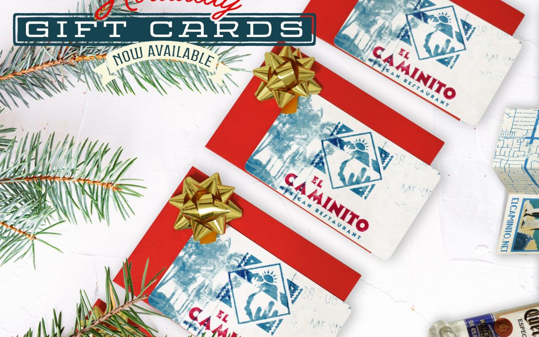 Gift Cards for the Holidays, Now Available